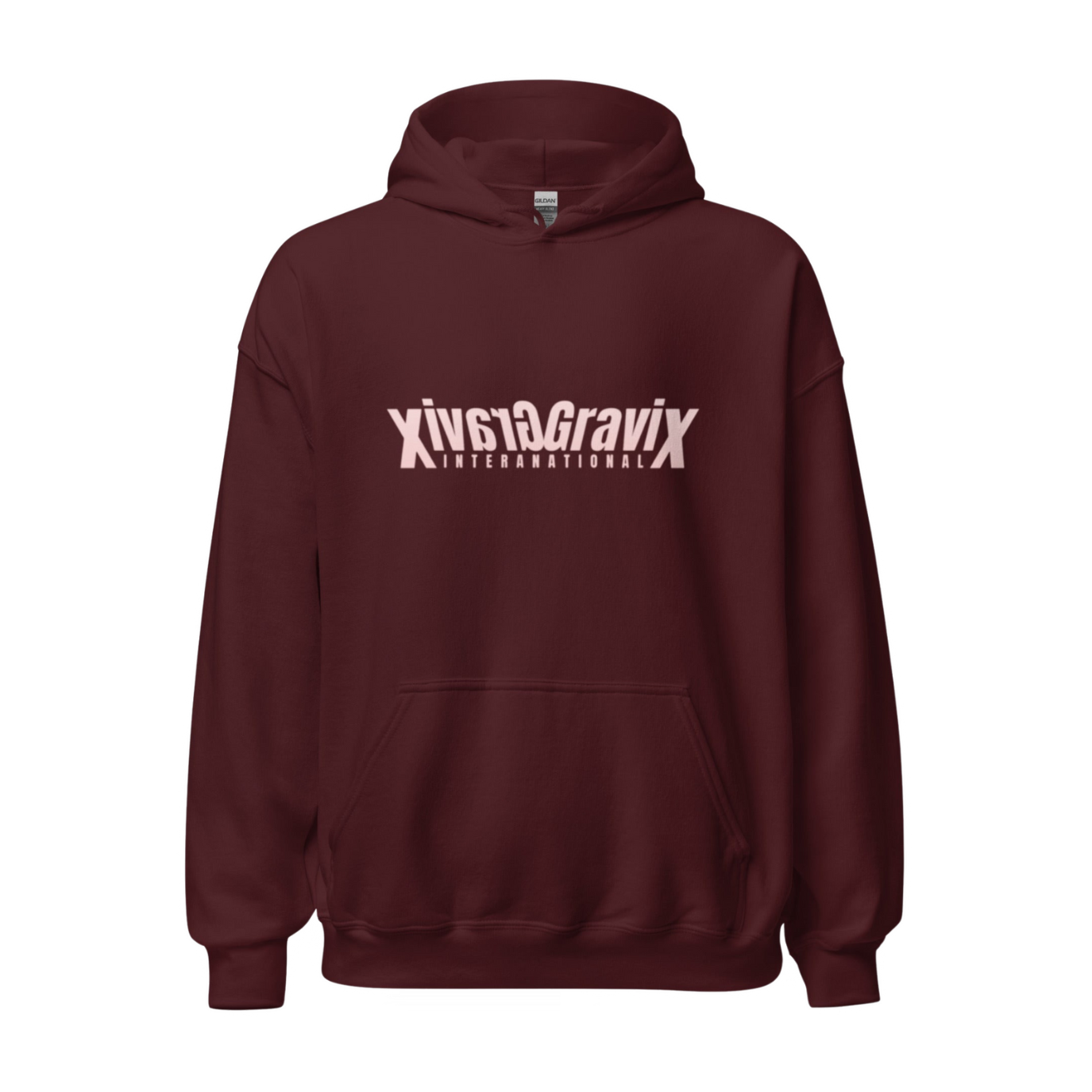 Gravix International Hoodie - Maroon