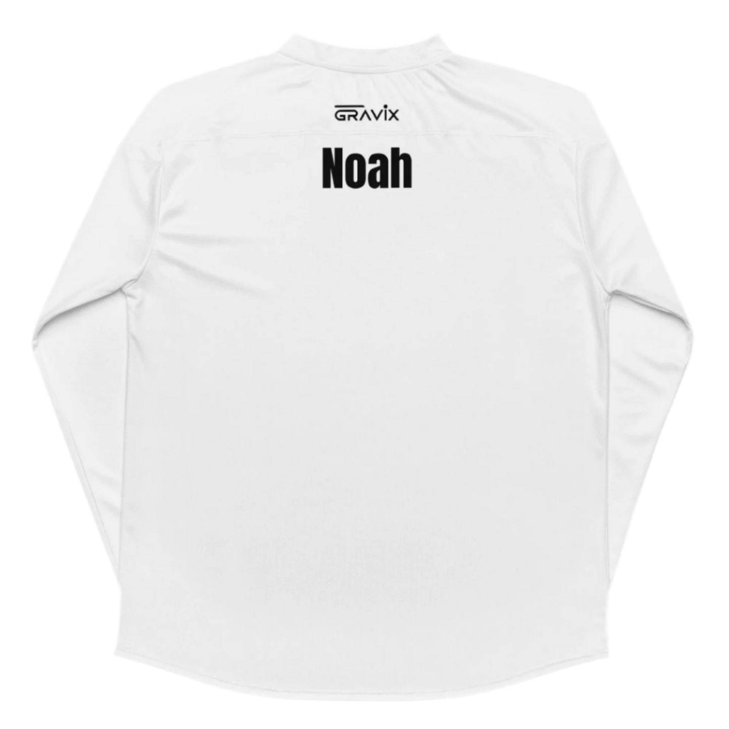 Gravix Jersey Glacier White-Custom Jersey: Noah