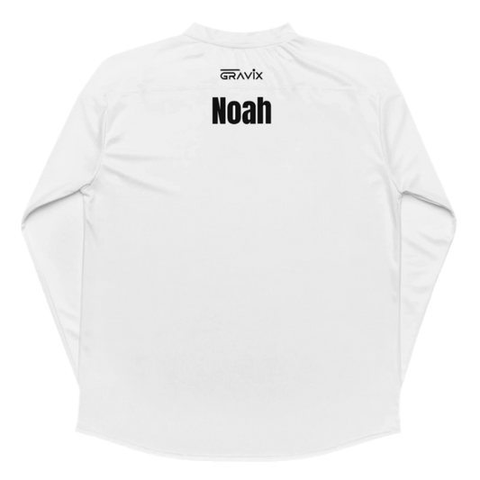 Gravix Jersey Glacier White-Custom Jersey: Noah