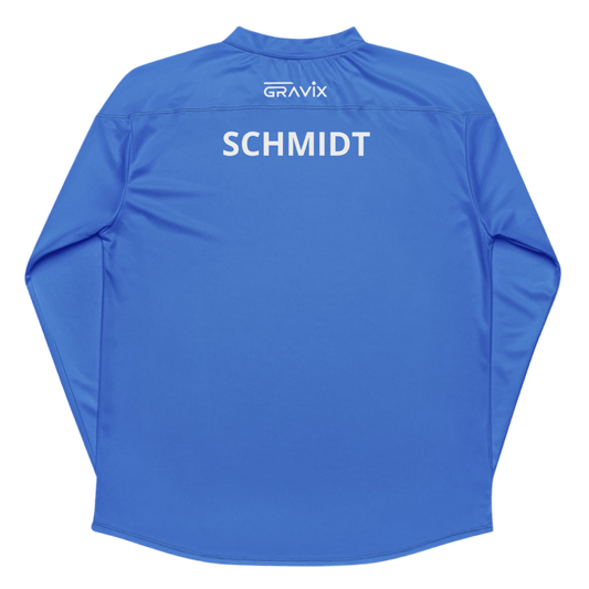 Gravix Jersey-Slate Blue Custom Name: Schmidt